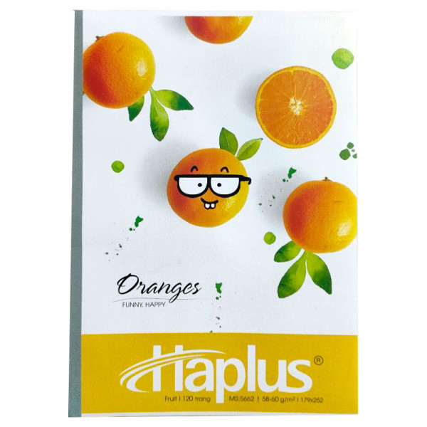 Vở kẻ ngang Haplus - Fruit 120 trang 5662 (Hải Tiến)